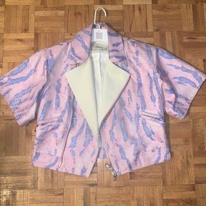 Phillip Lim 3.1 Multicoloured Shortsleeved Zip Jacket